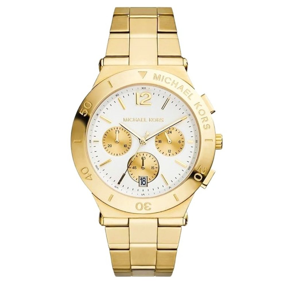 Michael Kors Wyatt Gold-Tone Stainless Steel Chronograph Women's watch #MK5933